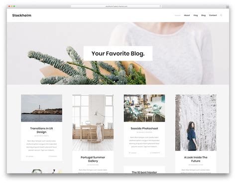 20+ Best WordPress Personal Blog Themes in 2024 Webnus