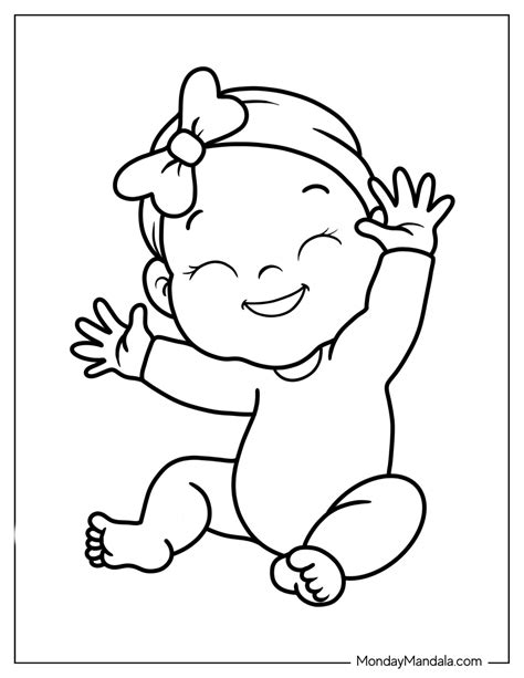 20+ Free Printable Baby Coloring Pages