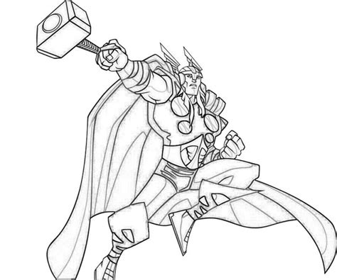 20+ Free Printable Thor Coloring Pages