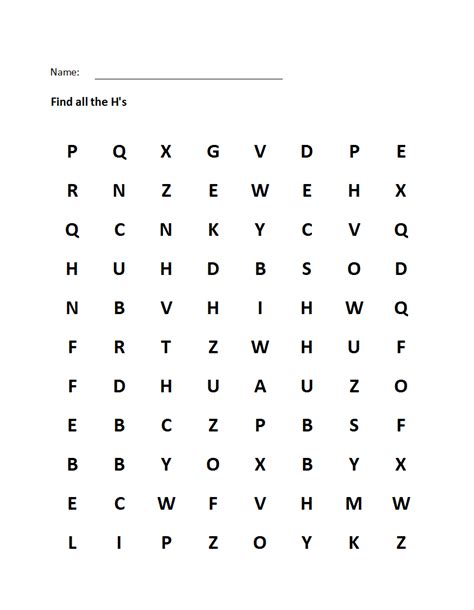 20+ Free Printable Visual Scanning Worksheets