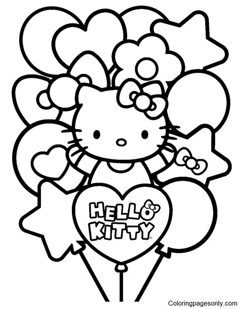 20  Hello Kitty Coloring Pages for Kids SimplyColoringPages