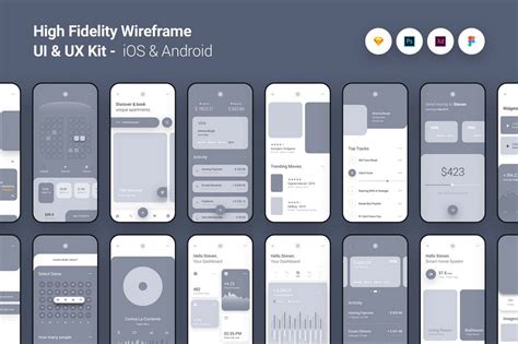 20+ Mobile App Wireframe Templates iPhone + Android Design Shack