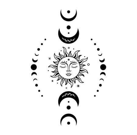20+ Moon Tattoos Moon tattoo designs, Moon sun tattoo, Celestial tattoo