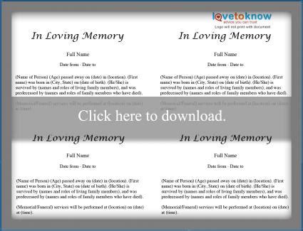 20+ Sample Obituary Template SampleTemplatess SampleTemplatess