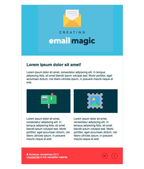 20+ Simple HTML Email Templates