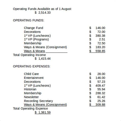 20+ Treasurer Report Templates Free Word, PDF, …