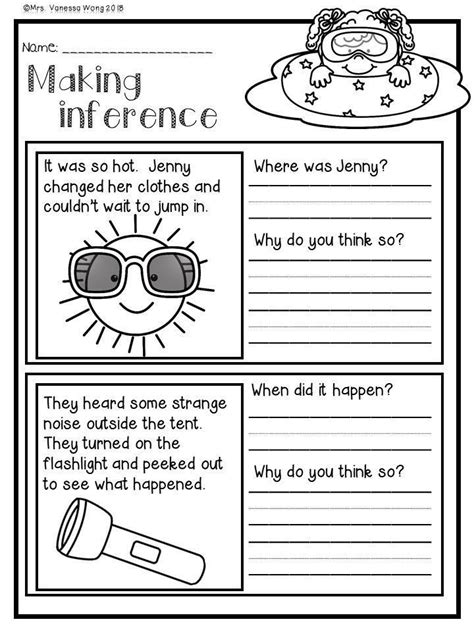 20 4th Grade Inferencing Worksheets Simple Template Design Inferencing Worksheets Grade 4 - Inferencing Worksheets Grade 4
