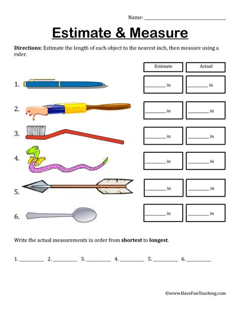 20 5th Grade Measurement Worksheet Desalas Template Measurements Worksheet For Grade 5 - Measurements Worksheet For Grade 5