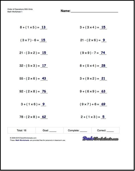 20 5th Grade Pemdas Worksheets Desalas Template Pemdas Worksheet 5th Grade - Pemdas Worksheet 5th Grade