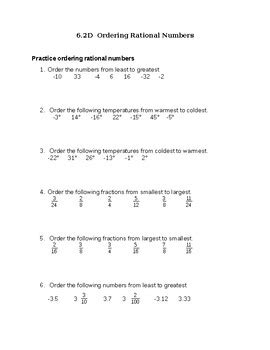 20 6th Grade Rational Numbers Worksheet Worksheet From Rational Number Worksheets Grade 6 - Rational Number Worksheets Grade 6