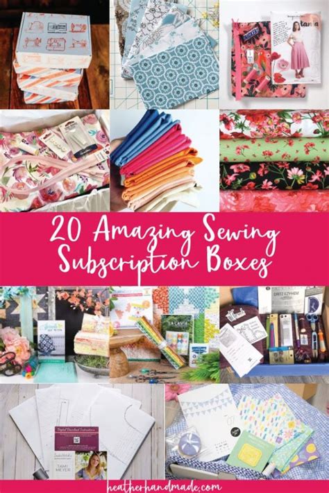 20 Amazing Sewing Subscription Boxes • Heather Handmade