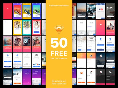 20 Best Free iOS App Templates/Kits[PSD & Sketch & XD] …