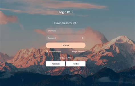 20 Best Login Page Examples And Responsive Templates Free Download