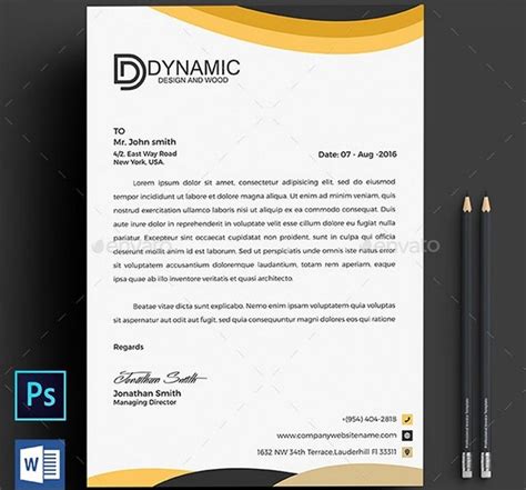 20 Best Microsoft Word Letterhead Templates Free Premium Design Shack