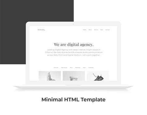 20 Best Minimal HTML5 Website Templates To Create a Simple Yet