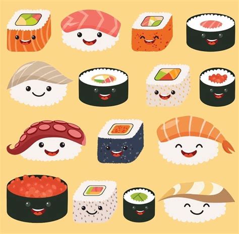 20 Best Sushi cartoon ideas sushi cartoon, sushi, sushi art - Pinterest