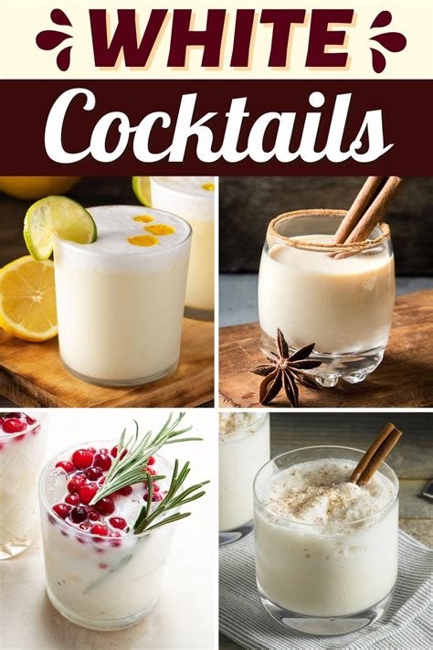 20 Best White Cocktails for Any Occasion - Insanely Good