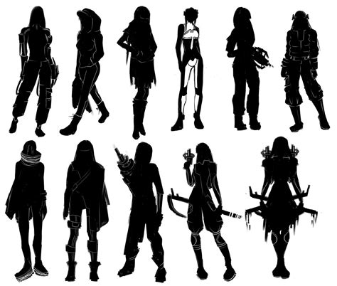 20 Character silhouette ideas | concept art characters, silhouette ... - muktibox.com