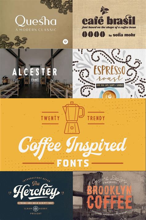 20 Coffee Inspired Fonts For Hipster Logos and Labels - muktibox.com