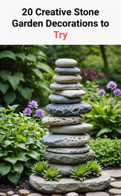 20 Creative Stone Garden Decorations To Try - muktibox.com