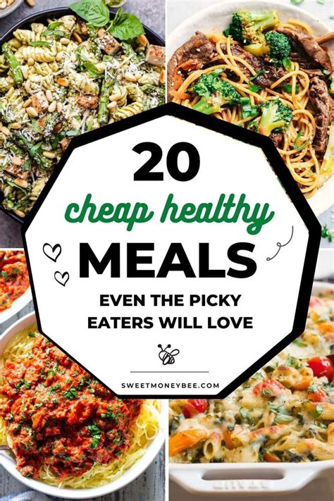 20 Cheap Healthy Meals For $5 or Less - Sweet Money Bee