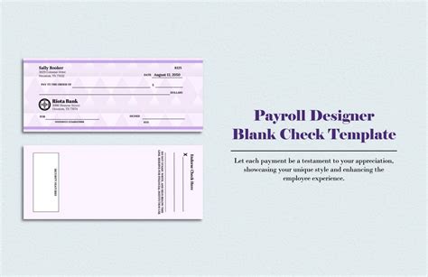 20 Editable Blank Check Templates For Ms Word Pdf Vector Formats