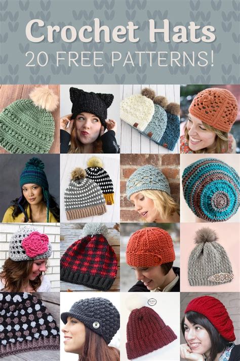20 Free Crochet Hat Patterns Download These Free Patterns Instantly