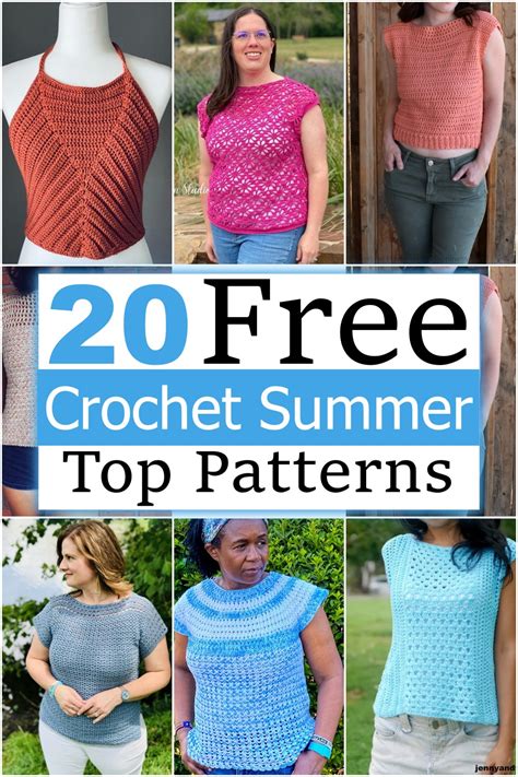 20 Free Crochet Summer Top Patterns All Crochet Pattern
