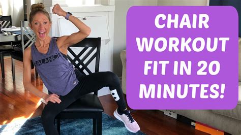 20 Min Chair Exercises Sitting Down Workout