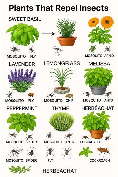 20 Plants That Repel Insects Without Chemicals - Plantisima - raincitystudios.com