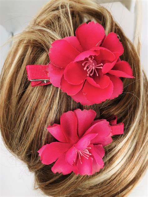 20 Pcs DIY Flowers Hair Clips Flower Headband Mini Hair Clips …