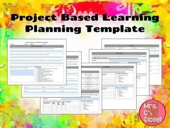 20 Project Based Learning Planning Template