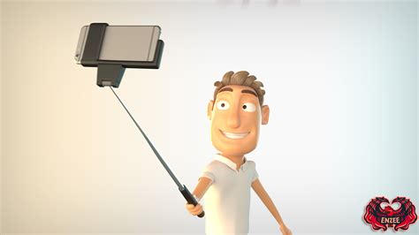 20 Selfie Logo with 3D Character Intro Template for AE EnzeeFX