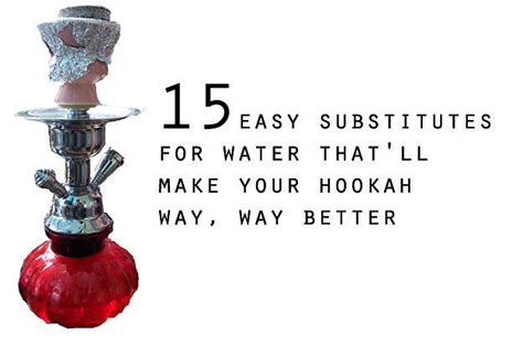 20 Substitutes For Water in The Hookah - IceD …