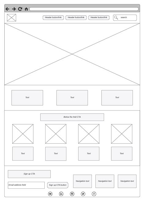 20 Wireframe Examples for Web Design