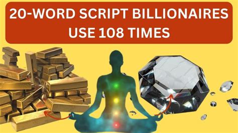 20 Word Script Used By Billionaires in 2023 Script words, Words