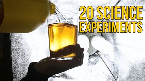 20 Amazing Science Experiments Compilation At Home Youtube Interesting Science Experiments - Interesting Science Experiments
