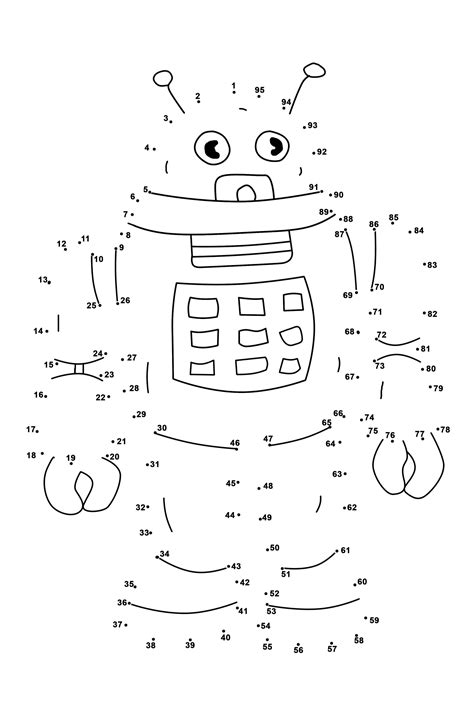 20 Awesome Dot To Dot Printables For Kids Connect The Dots To 100 - Connect The Dots To 100