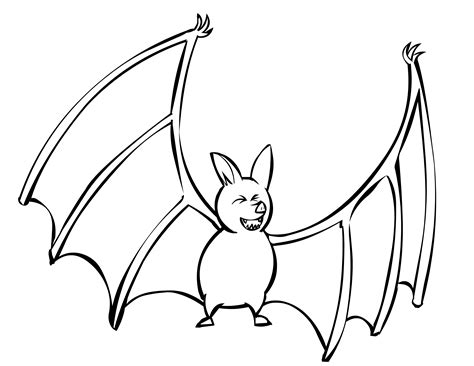 20 Bat Coloring Pages Crafts Amp More For Halloween Bat Coloring Page - Halloween Bat Coloring Page