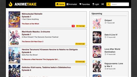 20 Best Animetake Alternatives To Stream Anime Online Animetake - Animetake