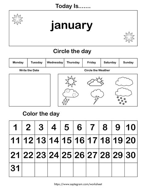 20 Calendar Worksheets For Kindergarten Kindergarten Calendar Worksheets - Kindergarten Calendar Worksheets