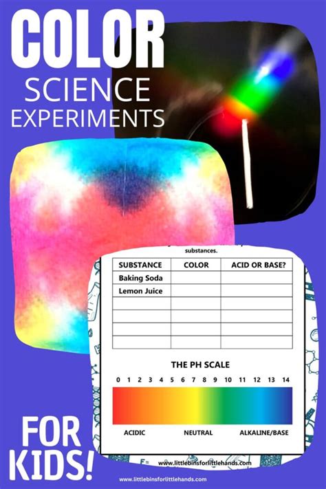 20 Color Science Experiments Little Bins For Little Color Changing Science Experiment - Color Changing Science Experiment
