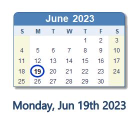 20 days from june 19 2023. Things To Know About 20 days from june 19 2023. 