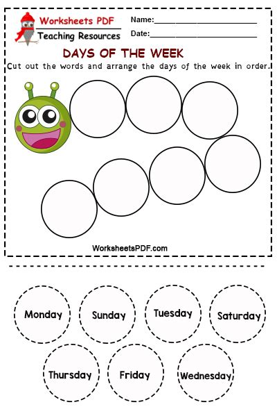 20 Days Of The Week Activities For Preschool Learning Days Of The Week Activities - Learning Days Of The Week Activities