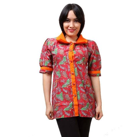 20 Desain Baju Batik Kantor 2019 Yang Paling Contoh Desain Baju - Contoh Desain Baju