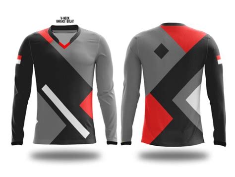 20 Desain Kaos Olahraga Lengan Panjang Cdr Desain Baju Olahraga Sekolah - Desain Baju Olahraga Sekolah