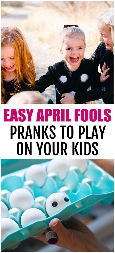 20 Easy April Fools X27 Pranks For Kids April Calendar For Kids - April Calendar For Kids