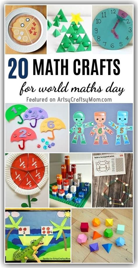 20 Enjoyable Math Crafts And Activities For World Math Crafts Middle School - Math Crafts Middle School