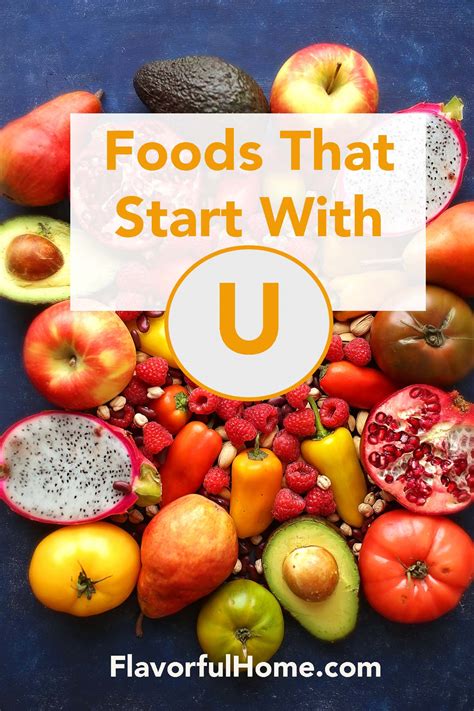 20 Foods That Start With U Pplanter Items Starting With U - Items Starting With U
