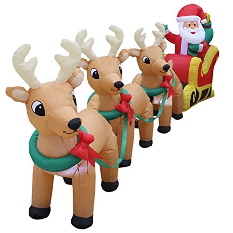 Pirate Santa Christmas Blow Ups Yard Inflatable. by The Holiday Aisle®. $72.99 $75.99. ( 11) Free shipping. 48. Items Per Page. Shop Wayfair for the best 20 foot christmas inflatable. Enjoy Free Shipping on most stuff, even big stuff.. 20 foot inflatable reindeer